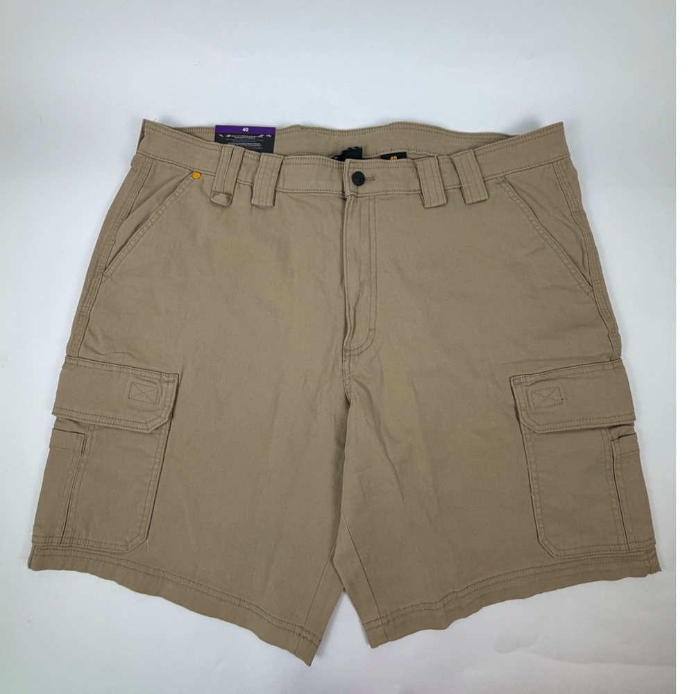 CAT Workwear Cargo Shorts – Size 40 Tan – New With Tags